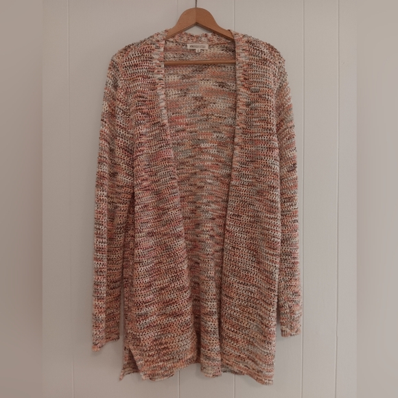 Margeaux &  Ellie open long shrug knit cardigan - Picture 1 of 5